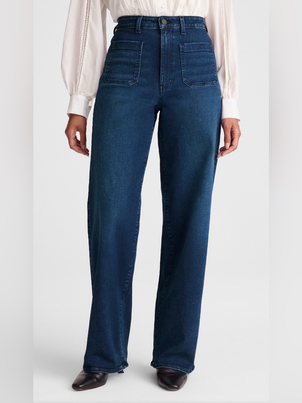 Madewell Curvy Emmett Wide-Leg Jean